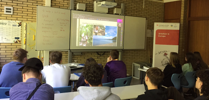 Europatag in der Schule - Eselreiten in der Bretagne