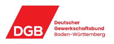Logo - DGB-Bezirk Baden-Wuerttemberg; Buero Interregionale Europapolitik Logo - DGB-Bezirk Baden-Wuerttemberg; Buero Interregionale Europapolitik