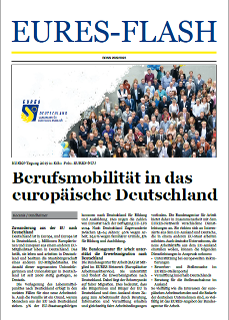 Barrierefreier EURES-Flash - Die zweite Ausgabe der Zeitung online im PDF-Format (verweist auf: EURES-Flash 2022 barrierefrei)